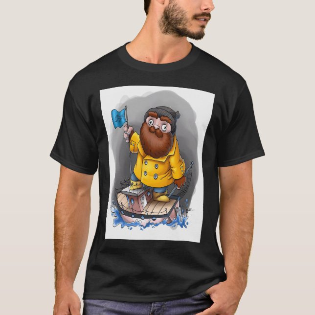Fischer Mann Premium  T-Shirt (Vorderseite)