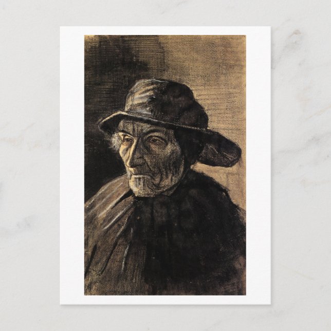 Fischer mit Sou'wester, Vincent van Gogh Postkarte (Vorderseite)