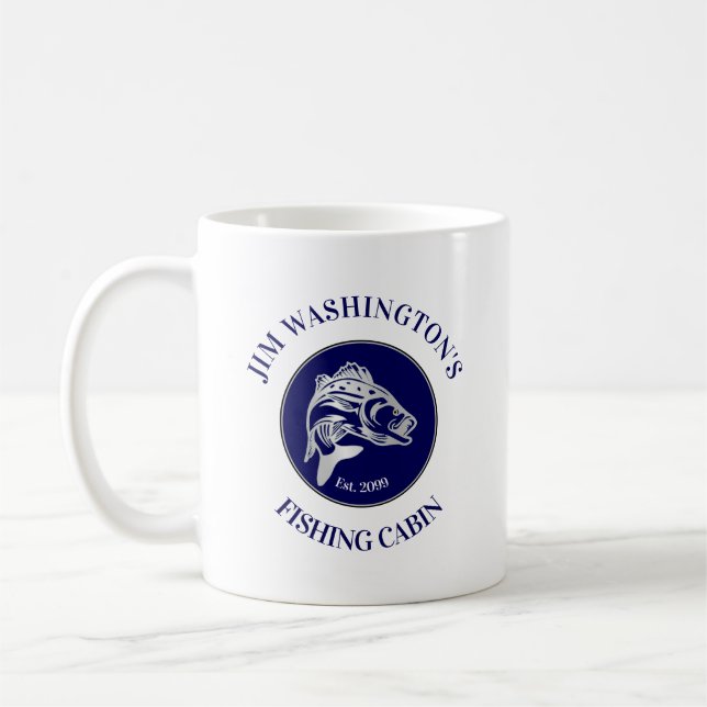 Fischer oder Familienhütte Kaffeetasse (Links)