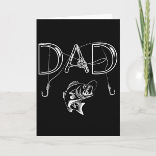Fischer Papa Angelfan Fischliebhaber Daddy Karte