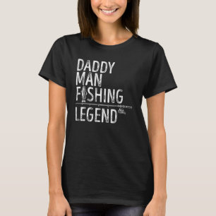 Fischer-Papa Mann Angeln Legende Stolz auf Fischer T-Shirt