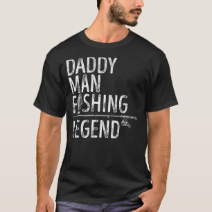 Fischer-Papa Mann Angeln Legende Stolz auf Fischer T-Shirt