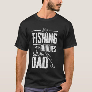 Fischer Papa Vatertag Lustige Angler Kumpels Fi T-Shirt