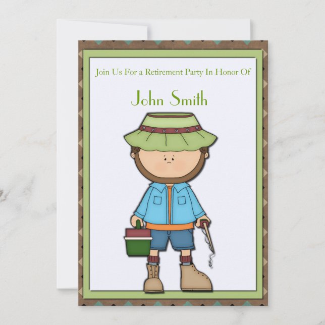 Fischer-Ruhestand Einladung (Vorderseite)