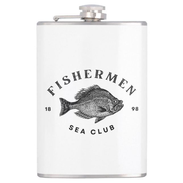 Fischer-See-Club Flachmann (Vorderseite)