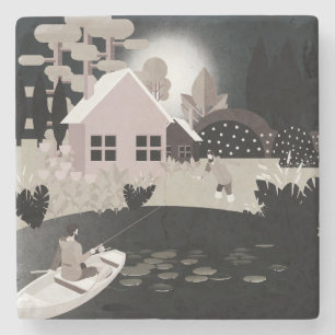 Fischer Steinuntersetzer