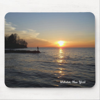 Fischer u. Sonnenuntergang Mousepad