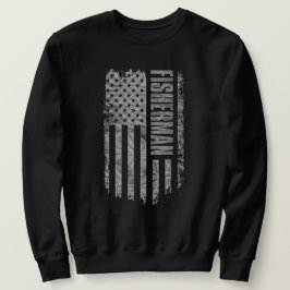 Fischer USA-Flagge mit abgenutztem Design Sweatshirt