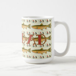 Fischer-Vater-Forellenmuster Kaffeetasse
