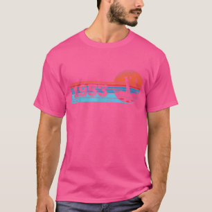 Fischer Vintag geboren 1953 Geburtstag Fliegenfisc T-Shirt