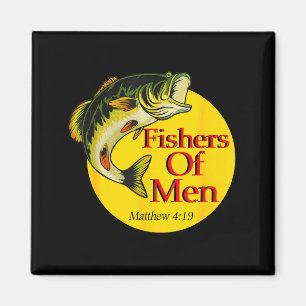 Fischer von Menschen Christlich Matthäus 4-19 Bibe Magnet