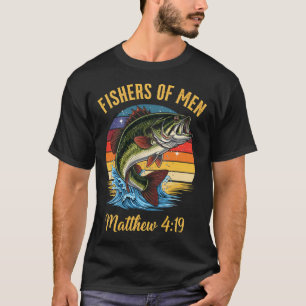 Fischer von Menschen Matthäus 4-19 Bibel Christlic T-Shirt
