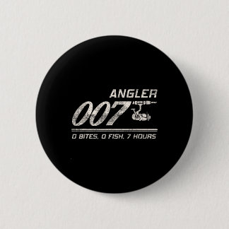 Fischer-Witz Vater Opa Angler 007 Lustig Fischen Button