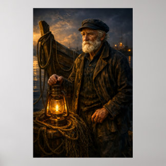 Fischer Wohnzimmer Wandkunst Poster