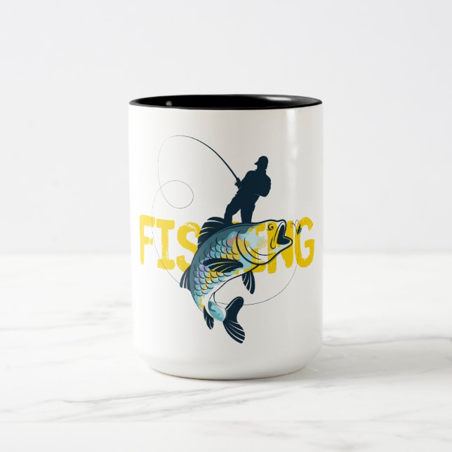 Fischer Zweifarbige Tasse (Mittel)