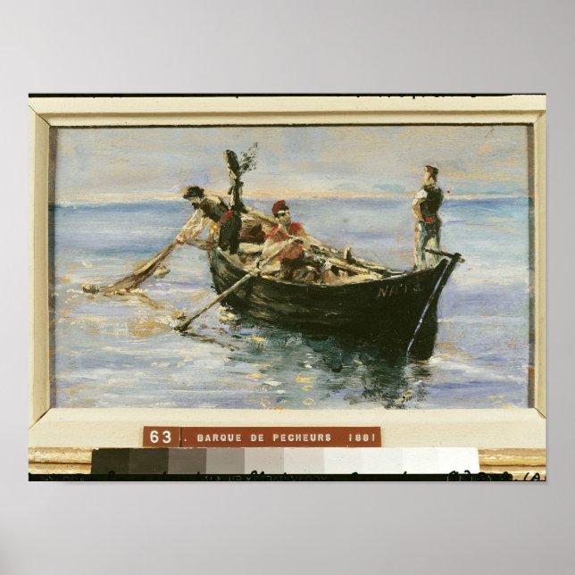 Fischerboot, 1881 poster (Vorne)