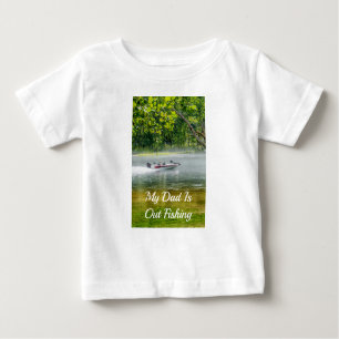 Fischerboot auf dem Baby-T - Shirt bewegen