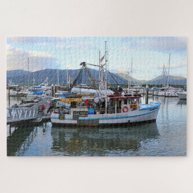 Fischerboot, Cairns, Queensland, Australien Puzzle (Horizontal)