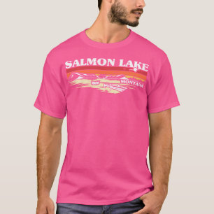 Fischerboot Camping Seeblick Salmon Lago T-Shirt