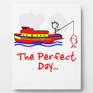 Fischerboot Fotoplatte