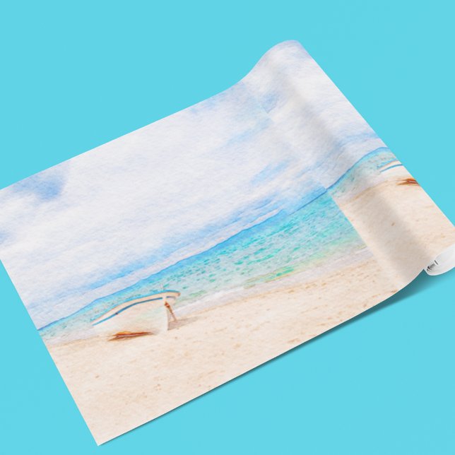 Fischerboot für Wasserfarben Geschenkpapier (Von Creator hochgeladen)