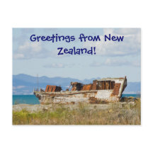 Fischerboot, Grüße aus Neuseeland!