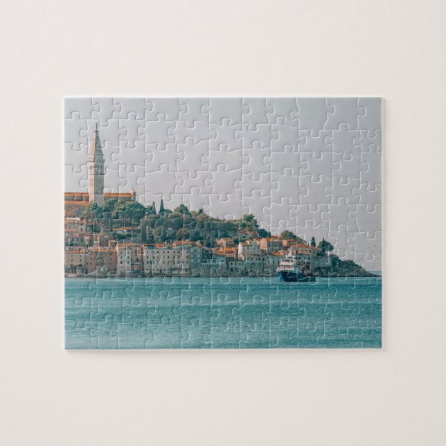 Fischerboot in der Nähe von Rovinj Kroatien Puzzle (Horizontal)