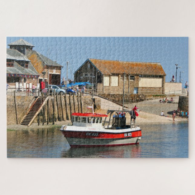 Fischerboot, Looe, Cornwall, England Puzzle (Horizontal)