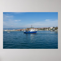 Fischerboot zum Meer