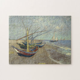 Fischerboote am Strand Puzzle