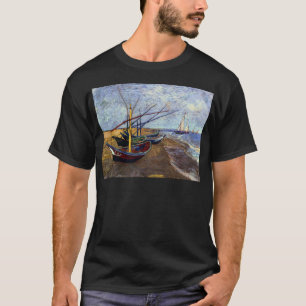 Fischerboote am Strand T-Shirt
