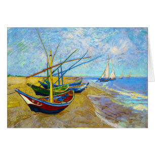 Fischerboote auf dem Strand durch Vincent van Gogh