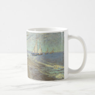 Fischerboote auf dem Strand Kaffeetasse