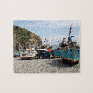 Fischerboote Cadgwith Cornwall England Puzzle