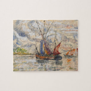 Fischerboote in La Rochelle, c.1919-21 Puzzle