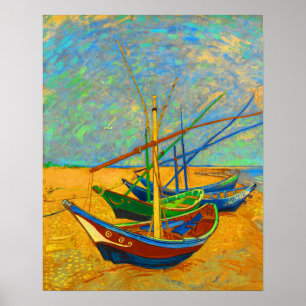 Fischerboote in St. Marie Poster