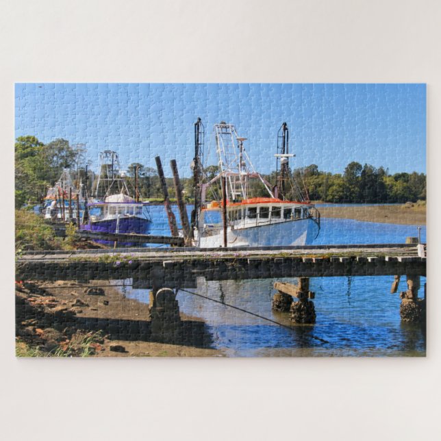 Fischerboote, New South Wales, Australien Puzzle (Horizontal)
