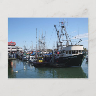 Fischerboote Postkarte