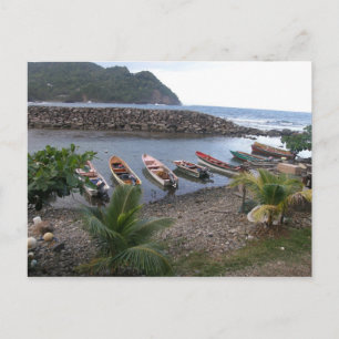 Fischerboote Postkarte