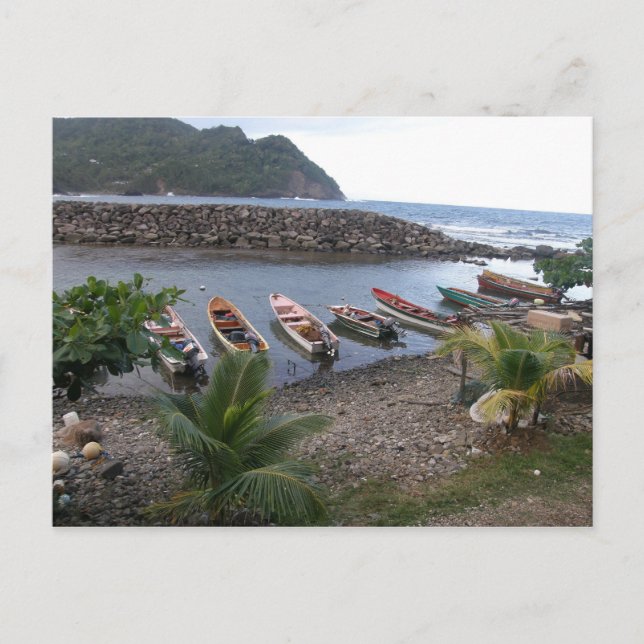 Fischerboote Postkarte (Vorderseite)