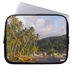 Fischerboote, Soufriere, St Lucia, Karibik Laptopschutzhülle