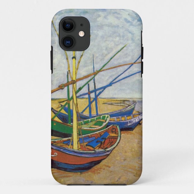 Fischerboote Van Gogh auf dem Strand Case-Mate iPhone Hülle (Rückseite)