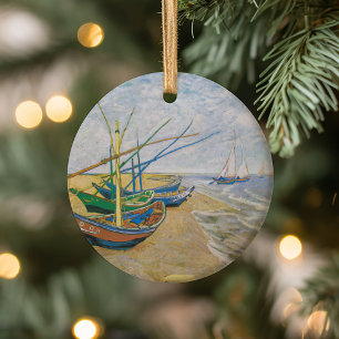 Fischerboote   Vincent van Gogh Keramik Ornament