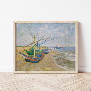 Fischerboote   Vincent Van Gogh Poster