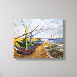 Fischerboote von Vincent van Gogh Leinwanddruck