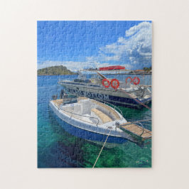 Fischerboote Zakynthos Griechenland Puzzle