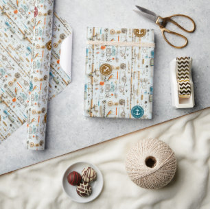 Fischerdeck-Geschenkpapier Geschenkpapier