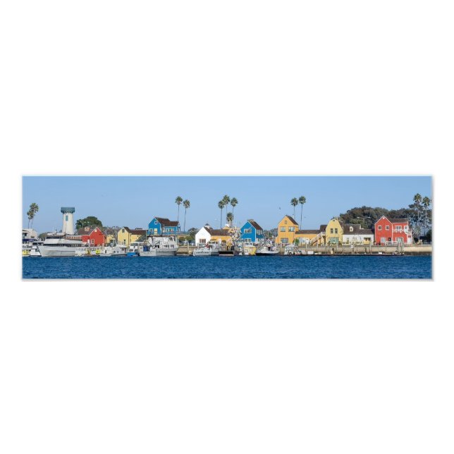 Fischerdorf - Marina Del Rey, CA Fotodruck (Vorne)