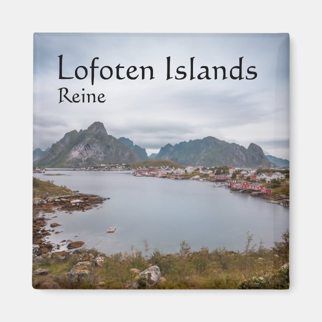 Fischerdorf Reine, Lofoten-Inseln Magnet (Vorne)