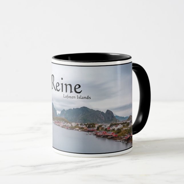 Fischerdorf Reine Lofoten Tasse (VorderseiteRechts)